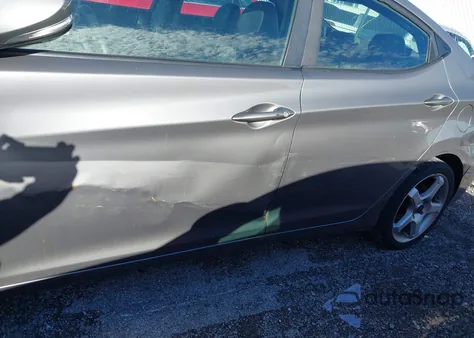 2011 Hyundai Elantra Limited from USA, damaged, VIN 5NPDH4AE1BH075677